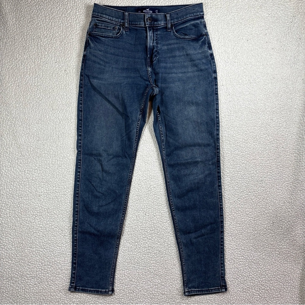 Hollister Men’s Advanced Stretch Dark Wash Taper/Athletic Skinny Jeans – W30 L32